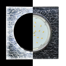 Фотография товара 'Ecola SE53SNECH Стекло Квадрат скошенный край с подсветкой 38x120x120'