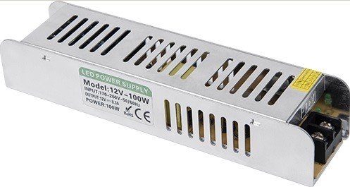 Фотография товара 'Ecola D2T100ESB Блок питания для светодиодной ленты 100W 220V-24V IP20'