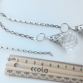 Фотография товара 'Ecola DECCRVECB Хрустальный светильник Цепочка Хром 5м'