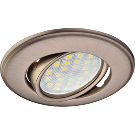 Фотография товара 'Ecola FN1601EFS Светильник встр. поворотный выпуклый 25x88'