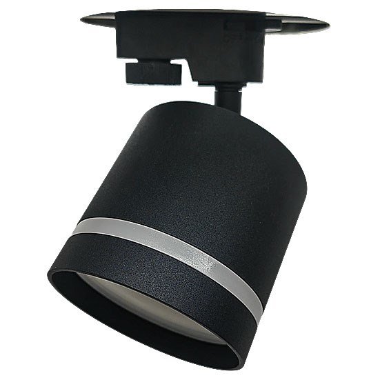 Фотография товара 'Ecola TRS05BECT TRS5 светильник GX53 трековый углубленный с матовой полосой Черный 85x80x157'