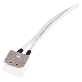 Фотография товара 'Ecola AD04LWEAY G4 патрон керамический прямоуг. боковой'