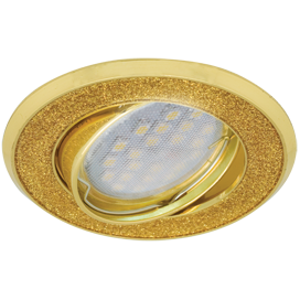 Фотография товара 'Ecola FY1614EFY Светильник встр. литой поворотный Круг под стеклом 23x88'