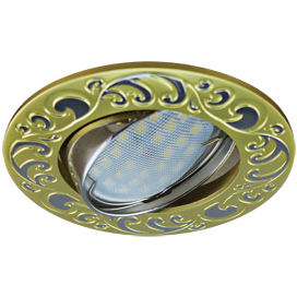 Фотография товара 'Ecola FS1604EFF Светильник встр. литой поворотный Лианы 25x90'