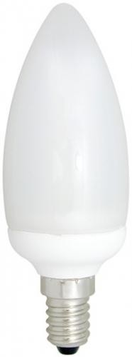 Фотография товара 'Ecola C4SD09ECC Лампа энергосберегающая candle 9W EIC/M 220V E14 6400K'