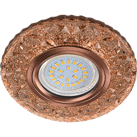 Фотография товара 'Ecola FL16PBEFB Светильник встр. искристый с подсветкой Бабочки 25x95'