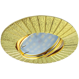 Фотография товара 'Ecola FG1603EFF Светильник встр. литой поворотный 25x91'