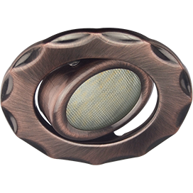 Фотография товара 'Ecola FL1602EFS Светильник встр. поворотный Звезда 25x88'