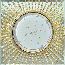 Фотография товара 'Ecola FG53SGECB Квадрат с прозр.стразами 40x123x123'