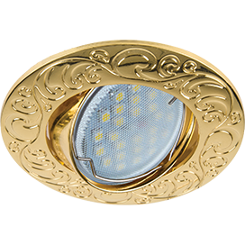 Фотография товара 'Ecola FG1604EFF Светильник встр. литой поворотный Лианы 25x90'