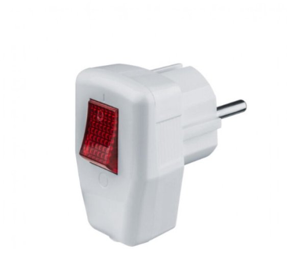 Фотография товара 'Ecola AEPL4WEAY base Вилка угловая с выключателем с заземлением 16А 250V'