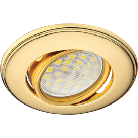 Фотография товара 'Ecola FG1601EFS Светильник встр. поворотный выпуклый 25x88'