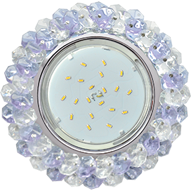 Фотография товара 'Ecola FP53RYECB Круглый с хрусталиками Прозрачный 56x120'