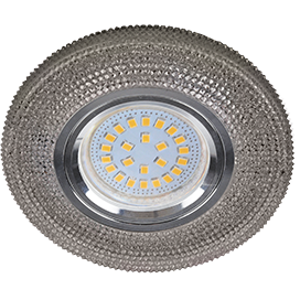 Фотография товара 'Ecola FY16CMEFB Светильник встр. искристый с подсветкой Модерн 25x95'