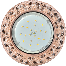 Фотография товара 'Ecola FL53PBEFB Светильник встр. искристый с подсветкой 35x125'