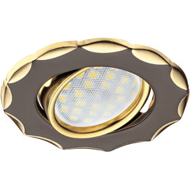 Фотография товара 'Ecola FG1602EFS Светильник встр. поворотный 25x88'