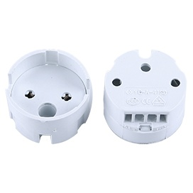 Фотография товара 'Ecola AC13LWEAY G13 патрон торцевой'