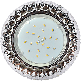 Фотография товара 'Ecola FK53CCEFB Светильник встр. искристый с подсветкой 40x125'