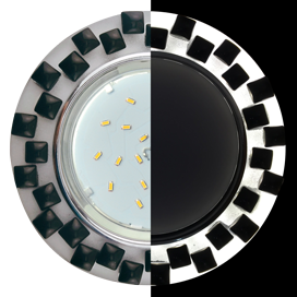 Фотография товара 'Ecola SL53TKECH Стекло Круг с квадратными плитками 38x120'