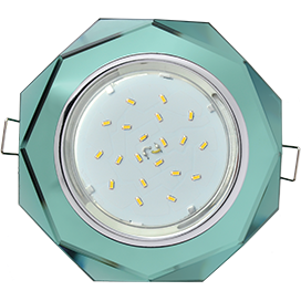 Фотография товара 'Ecola FC538AECH Стекло 8-угольник с прямыми гранями 38x133'