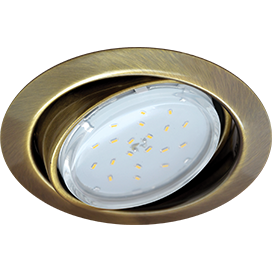 Фотография товара 'Ecola FN5390ECB светильник встраиваемый поворотный 40x120'