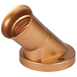 Фотография товара 'Ecola AB7SNGEAY Патрон накладной наклонный E27'