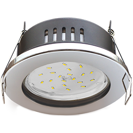 Фотография товара 'Ecola FC5365ECB защищенный IP65 светильник встраив. без рефл. 98х55'