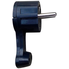 Фотография товара 'Ecola AEPL1BEAY Вилка угловая плоская "За шкаф"'