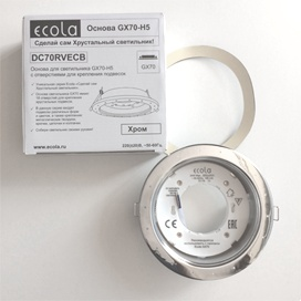 Фотография товара 'Ecola DC70RVECB Основа GX70-H5, 18 отверстий 53x151'