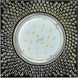 Фотография товара 'Ecola FX53SGECB Квадрат с прозр 40x123x123'