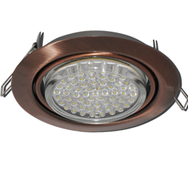 Фотография товара 'Ecola FP5390ECB светильник встраиваемый поворотный 40x120'