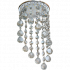 Фотография товара 'Ecola FP53RVECB  Круглый с большими хрусталиками на подвесе 225x110'