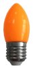 Ecola C7TY20ELY candle LED color 2,0W 220V E27 Orange свеча Оранжевая матовая колба 82x37