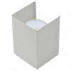 Ecola FYN52FECB светильник настенный бра прямоугольный 2* GX53 100х140х90