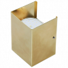 Ecola FGN52FECB светильник настенный бра прямоугольный 2* GX53 100х140х90