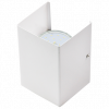 Ecola FQN52FECB светильник настенный бра прямоугольный матовый 2* GX53 100х140х90